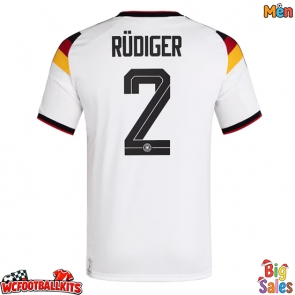 Germany Antonio Rudiger #2 Replica Home Stadium Shirt World Cup 2026 Short Sleeve